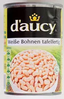 Mängden socker i Haricots blancs cuits