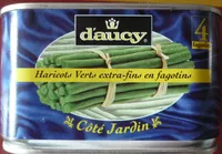 Mängden socker i Haricots Verts extra-fins en fagotins (4 fagotins)