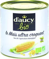 Mängden socker i Mais Ultra Croquant Sous Vide Sans Ogm Bio-bte 3 / 1
