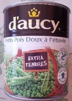 Mängden socker i 560g petits pois tendres et fondants daucy