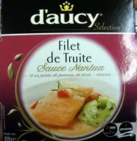 Mängden socker i Filet de Truite, Sauce Nantua et sa purée de pomme de terre-cresson