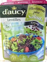 Mängden socker i Lentilles, mes légumes pour Salade