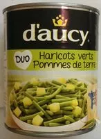Mängden socker i Duo Haricots verts Pommes de terre