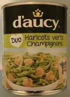 Mängden socker i Duo Haricots verts Champignons