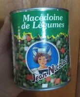 Mängden socker i Macédoine de légumes