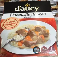 Mängden socker i Blanquette de veau et son riz