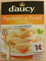 Mängden socker i Aiguillettes de Poulet & son riz à la crème fraîche