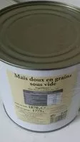 Mängden socker i Mais  doux en grain sous vide