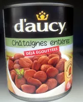 Mängden socker i D aucy 510g chataignes sous vide