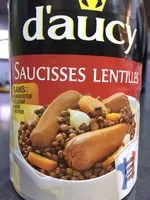 Mängden socker i Saucisses lentilles