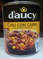 Mängden socker i Chili con carne aux épices douces