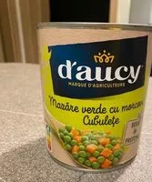 Mängden socker i Cubes petit pois carottes