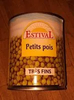 Mängden socker i Petits pois