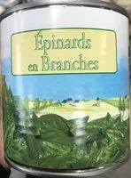 Mängden socker i Épinards en branches