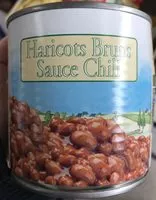 Mängden socker i Haricots bruns sauce Chili