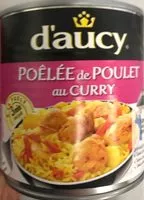 Mängden socker i Poêlée de poulet au curry