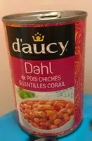 Mängden socker i 400g dahl pois chiches et lentilles corail d 'aucy