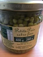 Mängden socker i Petits Pois extra fins