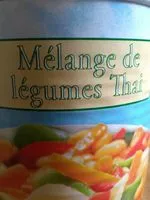 Mängden socker i Mélange de légumes thaï