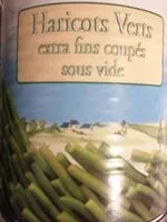 Mängden socker i Haricots Verts extra fins coupés sous vide