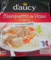 Mängden socker i Blanquette de veau et son riz