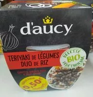 Mängden socker i Teriyaki de légumes duo de riz