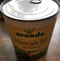 Mängden socker i Erbsen sehr fein mit Möhren
