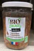 Mängden socker i 58cl lentil. cuis. bio