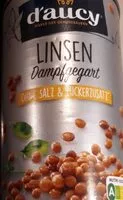 Mängden socker i Linsen Dampfgegart