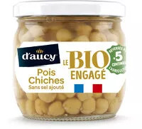 Mängden socker i 37cl pois chiches bio