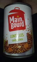 Mängden socker i Lentilles cuisinés