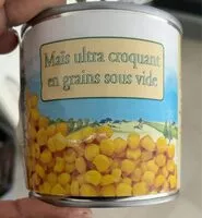 Mängden socker i Mais ultra croquant