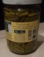 Mängden socker i Haricots verts coupés avec des graines de courges et aromates