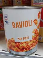 Mängden socker i Raviolis pur boeuf