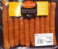 Mängden socker i Véritable merguez boeuf/mouton