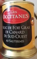 Mängden socker i Bloc de fois gras de canard du sud ouest