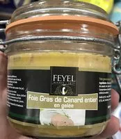 Mängden socker i Foie Gras de Canard entier en gelée