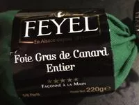 Mängden socker i Foie gras de canard entier