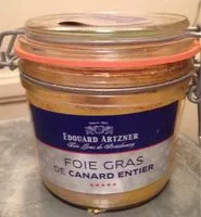 Mängden socker i Foie gras de canard entier
