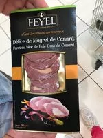 Mängden socker i Délice de magret de canard
