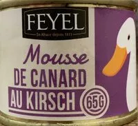 Mängden socker i Mousse de canard au kirsch