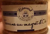 Mängden socker i Terrine au magret d'oie