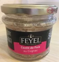 Mängden socker i Confit de foie au cognac