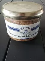 Mängden socker i Terrine au magret de canard fumé