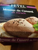 Mängden socker i Mousse de canard au kirsch, la barquette de