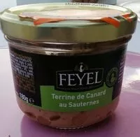 Mängden socker i Terrine de canard au Sauternes