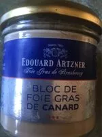 Mängden socker i Bloc de foie gras de canard