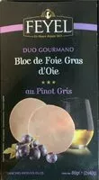 Mängden socker i bloc de foie gras d’oie au pinot gris