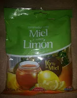 Mängden socker i Caramelos con miel y sabor a limon