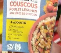 Mängden socker i MAGGI Recette Facile pour Couscous Oriental Sachet 65g
